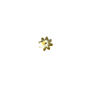 10mm Mother Of Pearl Snowflake, M4636