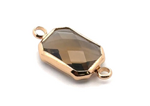 Light black rectangle shape crystal charm,SKU#M2147Lightblack