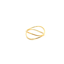 14KGF wave ring (Size 7.5-8) SKU#405RW