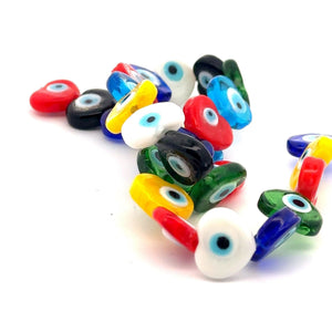 Heart evil eye bead, SKU#M3173