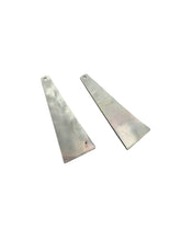 Triangle shape carved mother of pearl, SKU#M2227