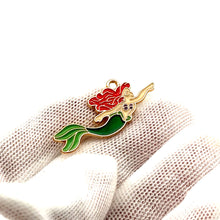 The Little Mermaid / Ariel Charm, Gold Plated, Sku#M3201