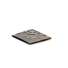 Carved Diamond Mother Of Pearl Shell, Sku#M2305