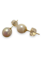 Japanese akoya pearl studs, 14KGF, SKU#Jakoya7