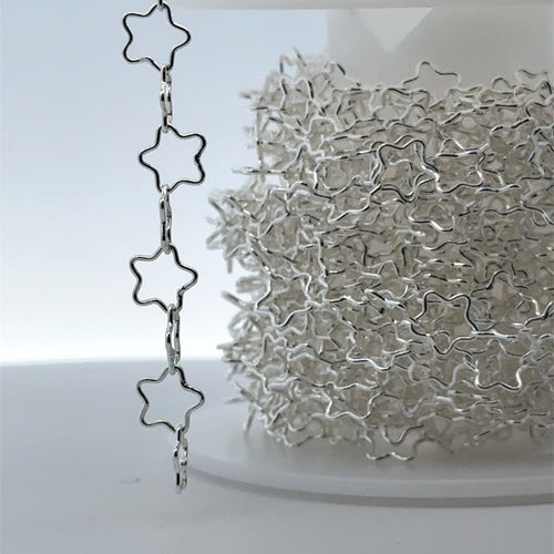 Sterling Silver 7.99mm Star chain, SKU#31SM1419