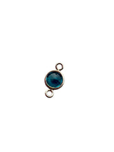 4mm,sterling silver, 3A, Cubic Zicronia Bezel Connector 
SKU#5005780M12