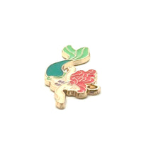 The Little Mermaid / Ariel Charm, Gold Plated, Sku#M3201