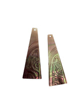 Triangle shape carved mother of pearl, SKU#M2227