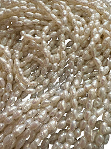 4-41/2 mm Rice pearls, SKU#RicePearls