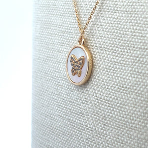Butterfly Charm, Gold Plated, M4427