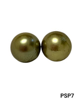 Pistachio pearl pairs, 9mm - 9.5mm, SKU#PSP1 - PSP9
