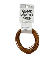 Rust Greek Leather Cord 1.5MM