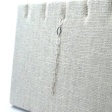 Sterling Silver S+L 1+1 Flat Long Link Diamond, Sku#SM1370F