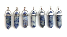 Blue Dot Jasper Silver Plated Pendant Sku#M1433