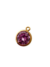6mm, Gold filled , 3A, Cubic Zicronia Bezel 
SKU#4000059SDM10