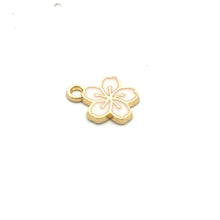 Stunning off white flower charm, SKU#M3102