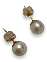 Japanese akoya pearl studs, 14KGF, SKU#Jakoya8
