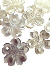 Carved MOP, Flower shape mother of pearl. SKU#M4678
