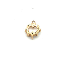 Stunning charm, Gold plated with Cubic zirconia, SKU#M3134