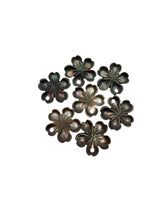 Carved MOP, tear drop shape mother of pearl. SKU#M4679