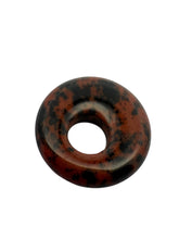Brown and black marble gemstone beads, SKU#M2990