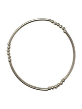 Sterling Silver stretchy tube bead bracelet, SKU#5014833675L
