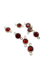 3mm, sterling silver , 3A, Cubic Zicronia Bezel Connector 
SKU#5030CM7