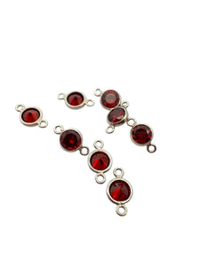 3mm, sterling silver , 3A, Cubic Zicronia Bezel Connector 
SKU#5030CM7