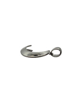 14K solid white gold Moon pendant, SKU#TP-77