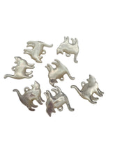 White cat Mother Of Pearl, SKU#M159