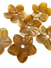 Yellow Flower mother of pearl, SKU#M4645