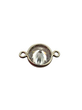 6mm 3A Cubic Zicronia Bezel Connector 
SKU#5005781M4
