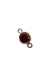 4mm,sterling silver, 3A, Cubic Zicronia Bezel Connector 
SKU#5005780M