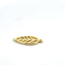 Gold leaf charm SKU#3352