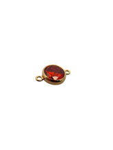6mm,Gold Filled, 3A, Cubic Zicronia Bezel Connector 
SKU#4805781M1