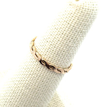 14KGF (Size5) Woven ring, SKU#405R5LR