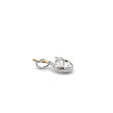 Silver plated swan bail, SKU#M3723