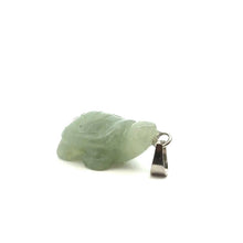 Turtle shaped aventurine pendant SKU#M2184