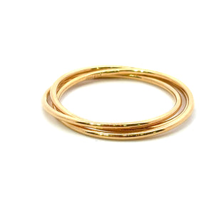 14KGF Size 5 Rolling ring (1.0mm) SKU#40550R5