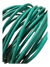 Aqua Greek Leather Cord 1.5MM