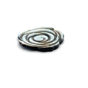 Mother Of Pearl Rose Shell, Mother Of Pearl Rose Bead, Sku#M188