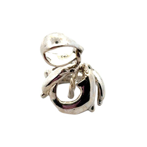 14KWG, 14K solid white Gold Bail, SKU#TP-006