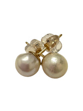 Japanese akoya pearl studs, 14KGF, SKU#Jakoya1