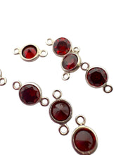 3mm, sterling silver , 3A, Cubic Zicronia Bezel Connector 
SKU#5030CM7