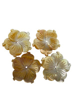 Yellow flower mother of pearl, SKU#M4606