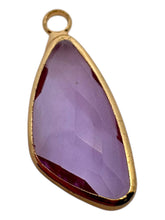 Princess purple crystal charm, SKU#M3104Ppurple