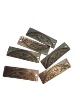 Rectangle carved mother of pearl, SKU#M3542