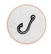 6mm fishing hook stamp, SKU#SC1519