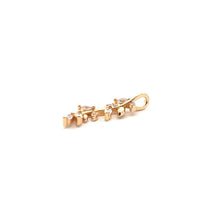 Gold leaf charm SKU#M3119