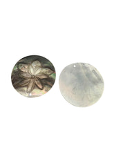 Round carved flower Mother of Pearl, SKU#M4055